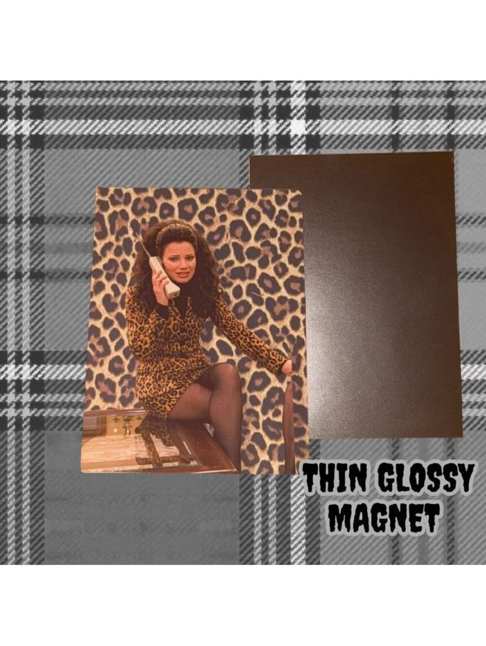 The Nanny Fran Fine Thin Glossy Magnet